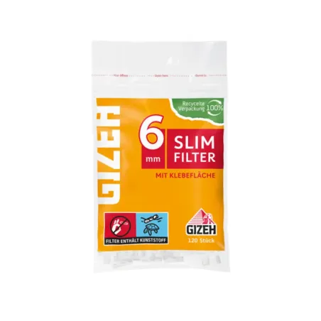 Gizeh Slim Filter Ø6mm 120 Stk