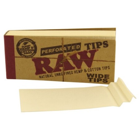 RAW Perforated Wide Filter - Box of 50