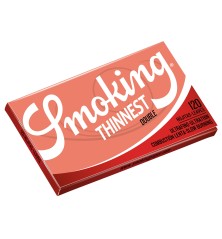 Smoking Thinnest Red Paper Regular Double Window