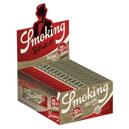 Smoking Organic Paper und Tips King Size - 24er Box