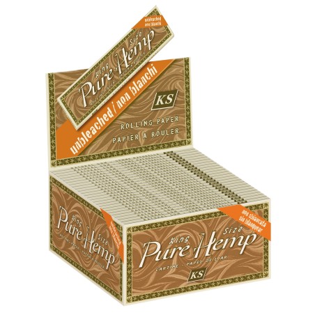 Pure Hemp Paper King Size ungebleicht - 50er Box