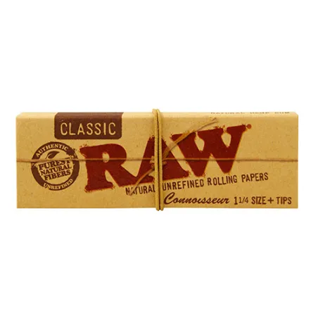 RAW Classic Connoisseur 1¼ Size Paper und Filter Tips