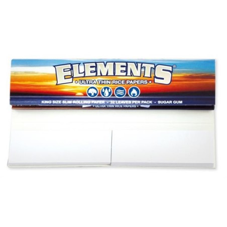 Elements Connoisseur Paper und Tips King Size Slim Ultra Thin