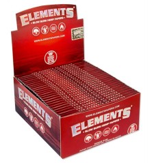 Elements RED Paper King Size Slim Slow Burn 50er Box