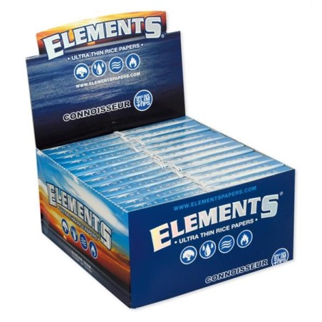 Elements Connoisseur Paper und Tips King Size Slim 24er Box