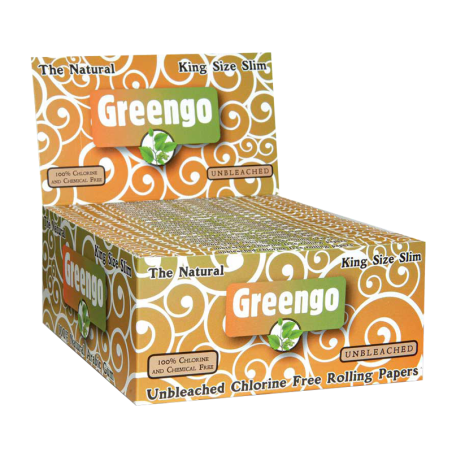 Greengo Paper King Size Slim ungebleicht 50er Box