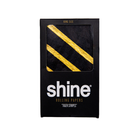 Shine 24K Gold Tigerstreifen King Size Paper