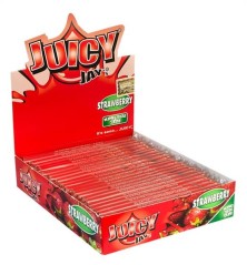 Juicy Jays Paper King Size Slim Strawberry 24er Box