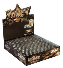 Juicy Jays Paper King Size Slim Double Dutch Chocolate 24er Box