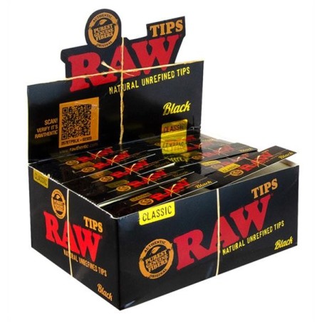 RAW Black Filter Tips - 50er Box