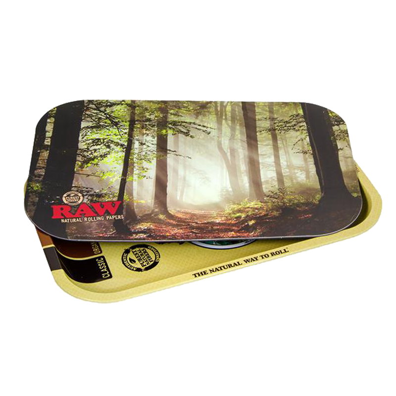 RAW Smokey Forest Cover für Rolling Tray small
