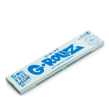 G-Rollz Lightly Dyed Blue Paper King Size Slim