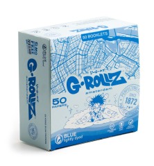 G-Rollz Lightly Dyed Blue Paper King Size Slim - 50er Box