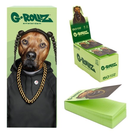 G-Rollz Pets Rock Rap Grüne Filter Tips - 24er Box