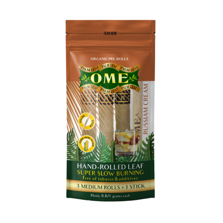 OME Pre-Rolls Palm Leaf Medium Russian Cream 3 Stk