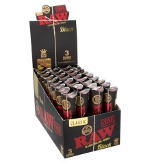 RAW Black King Size Cones - 3er Pack - 32er Box