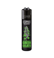 Clipper Feuerzeug Plantz #6 - Green Gelato