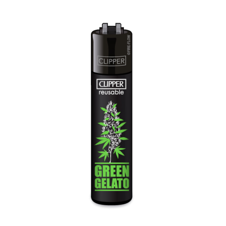 Clipper Feuerzeug Plantz #6 - Green Gelato