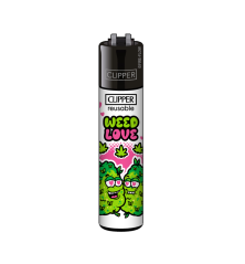 Clipper Feuerzeug 420 Mix 8 - Weed Love