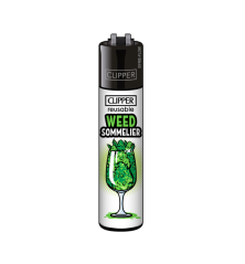 Clipper Feuerzeug Weed Slogan #10 - Weed Sommelier