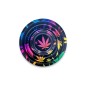 FIRE-FLOW Coffeeshop ashtray Leaves Gradient - 136mm